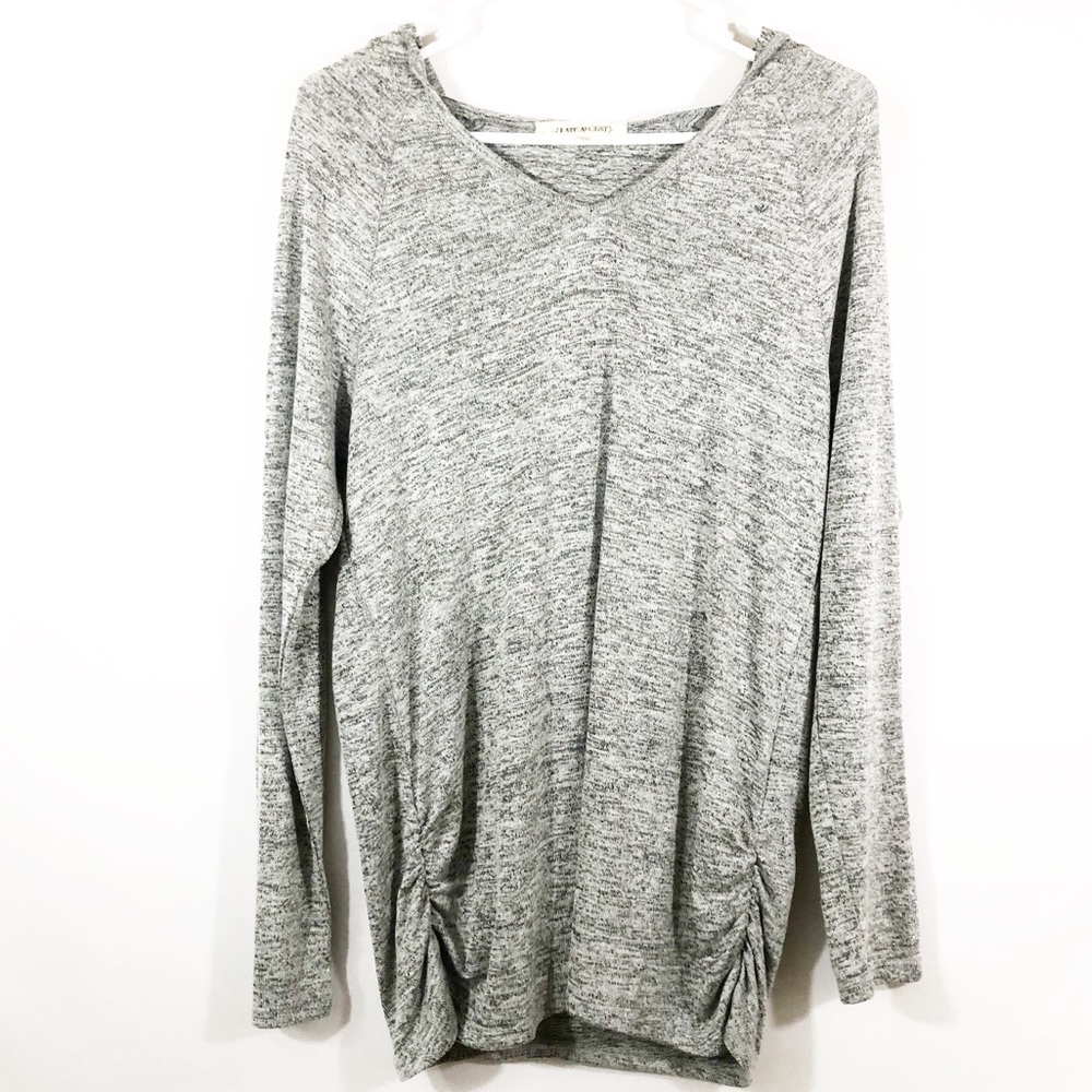 LATE AUGUST HOODED PULLOVER SWEATER - SZ M